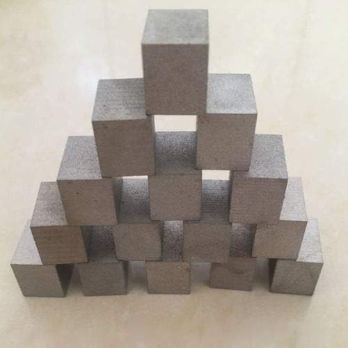 50g 100g 150g 200g ağırlık yüksek saflıkta titanyum blok tablet küpleri Ti plaka tabletler (Boyutlar: 150g)