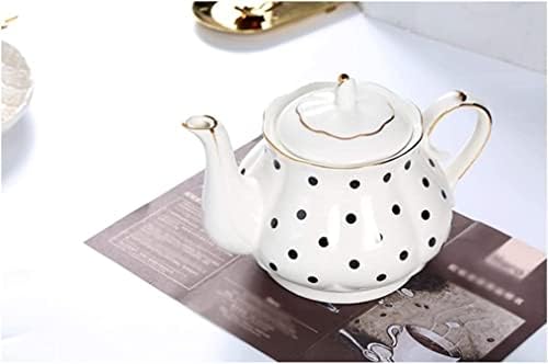Öğleden sonra çay seti çaydanlıklar Kemik Porselen Dalga noktası El boyalı altın Pot yaratıcı cezve basit su ısıtıcısı