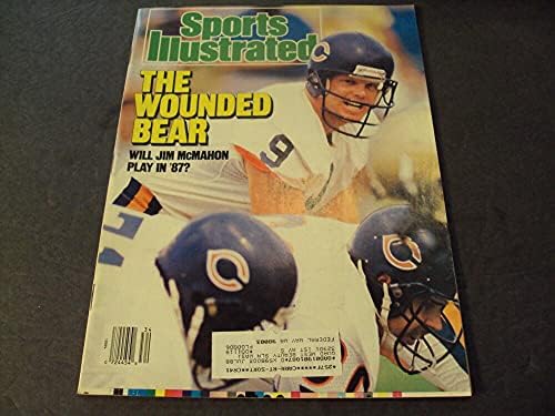 Sports Illustrated 24 Ağustos 1987 Yaralı Ayı Jim McMahon