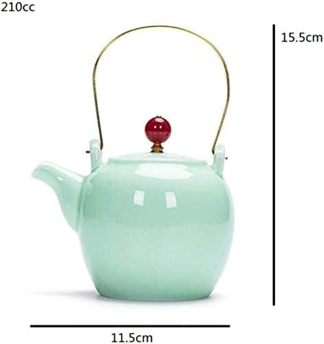 Su ısıtıcısı çaydanlık demlik seramik demlik Seramik demlik 210 ml demlik Ev çay seti Tek Demlik Seramik Çiçek demlik