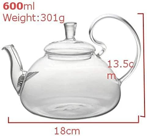Su ısıtıcısı 600 Ml ısıya dayanıklı cam çaydanlık çaydanlıklar