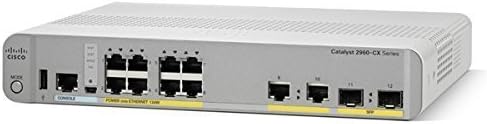 Cisco Catalyst 2960CX-8PC-L-Switch - 8 Bağlantı Noktası-Masaüstü, Rafa monte edilebilir (WS-C2960CX-8PC-L) (Yenilendi)