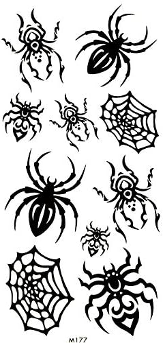 Karikatür Örümcek Yayın Sevimli Örümcek Çocuklar 4X8 MEGADEE Dövme Etiket Vücut Kol Bacak Vücut Sanatı Güzellik Makyaj