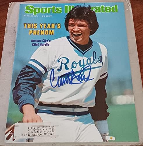 Clint Engel Kansas City Royals imzalı 1978 Sports Illustrated SI İmzalı MLB Dergilerini imzaladı