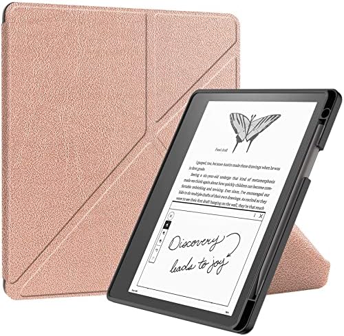Tablet Koruyucu Kılıf Kindle Scribe için İnce Kılıf (10.2 inç 2022 Sürümü), TPU Deri Kılıf Manyetik Kapatma ve Otomatik