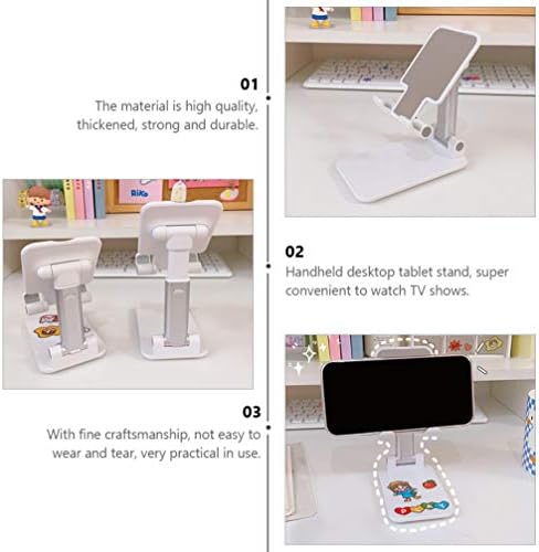 VORCOOL Ayarlanabilir cep telefonu Standı Masası telefon tutucu Taşınabilir Plastik Tablet Standı Tutucu Katlanabilir