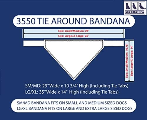 Evcil Hayvanlar ilk Major League Baseball Chicago Cubs kravat Bandana, Büyük/X-Büyük. Pet Kedi Köpek için Köpek Bandana