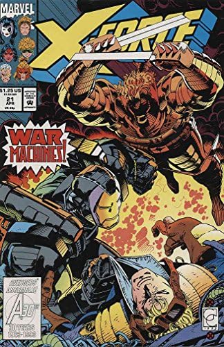 X-Force 21 VF; Marvel çizgi romanı / Savaş Makinesi Greg Capullo