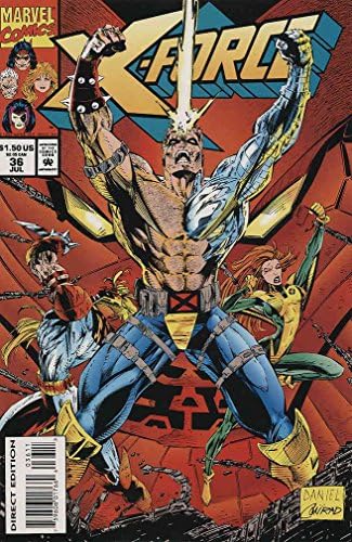 X-Force 36 VF; Marvel çizgi romanı / Tony Daniel
