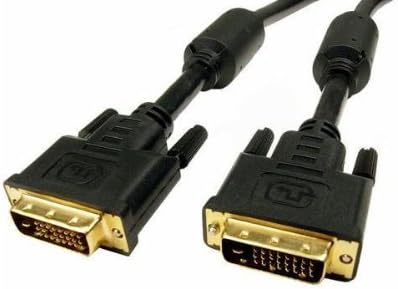 Kablolar Sınırsız PCM-2285-15 DVI D Çift Bağlantı Kablosu (15 Fit, Siyah)