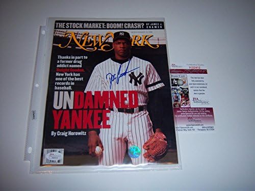 Doc Gooden New York Yankees Mets Jsa / coa İmzalı Dergi - İmzalı MLB Dergileri