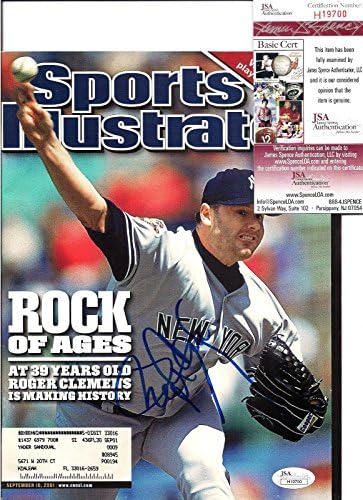 Roger Clemens İmzalı Sports Illustrated'ı jsa Sertifikası ile imzaladı. - İmzalı MLB Dergileri