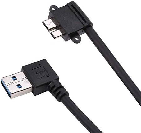 SMAYS Sağ Açı USB 3.0 Mikro B Kablosu Toshiba harici sabit disk Disk Güç Şarj ve Veri Kablosu
