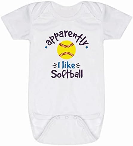 ChalkTalkSPORTS Softbol Bebek ve Bebek Tulumu / Görünüşe göre Softbolu Seviyorum