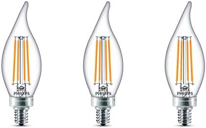 Philips LED Klasik Cam Kısılabilir BA11 Bükülmüş uçlu ampul: 500 Lümen, 5000 Kelvin, 5,5 Watt (60 Watt Eşdeğeri),