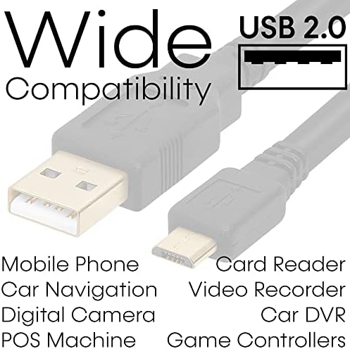 Cmple-Mikro USB Kablosu Android, USB'den Mikro USB Kablosuna, Yüksek Hızlı USB 2.0 A'dan Mikro B'ye Erkek, Samsung,
