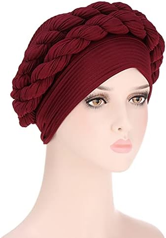 Şapka Kadın Wrap Türban Kafa saç atkı Kaput Kap Müslüman Kanser Kapak Beyzbol Kapaklar Erkek Örgü Şapka ve Kapaklar