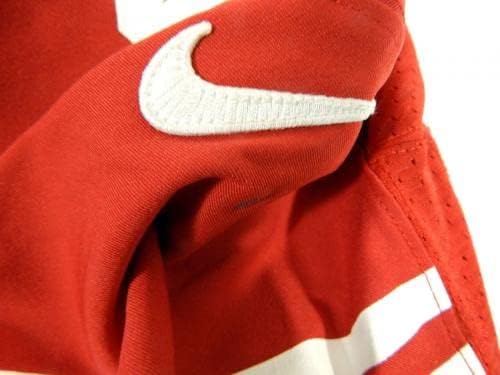 2012 San Francisco 49ers 43 Oyunu Yayınlandı Kırmızı Forma 40 DP34817 - İmzasız NFL Oyunu Kullanılmış Formalar