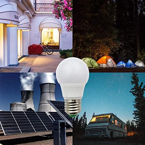 E26 12V Alçak Gerilim LED Ampuller Sıcak Beyaz 3000K, E27 Edison Standart Vidalı Taban lambası 3W 12-24V 35W Şebekeden
