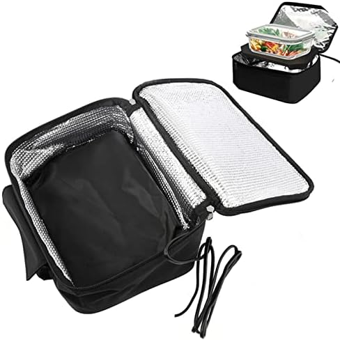 CASCAB 12 V araba yalıtım çantası, ısıtma çantası buz torbası piknik çantası taşınabilir öğle yemeği çantası termostat