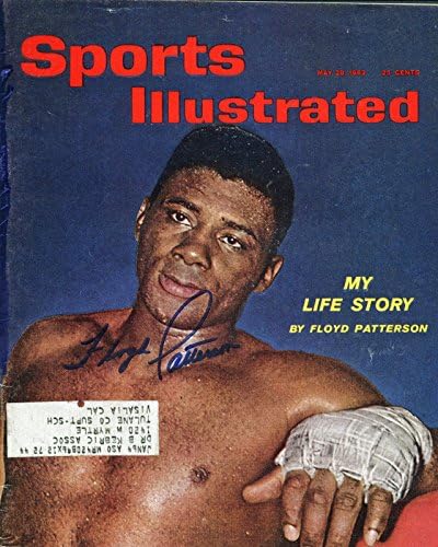 Floyd Patterson İmzalı Sports Illustrated Dergisi 5/28/1962 Psa / dna Coa V67424 - İmzalı Boks Dergileri