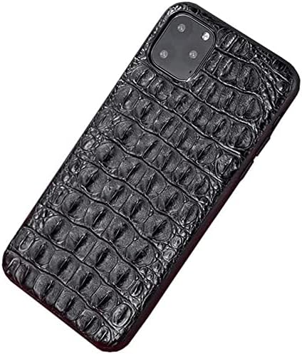 EIDKGD Siyah Timsah Arka Telefon Kapağı, iPhone 13 Pro Max (2021) 6.7 inç İş Darbeye Dayanıklı Durumda [Ekran ve Kamera