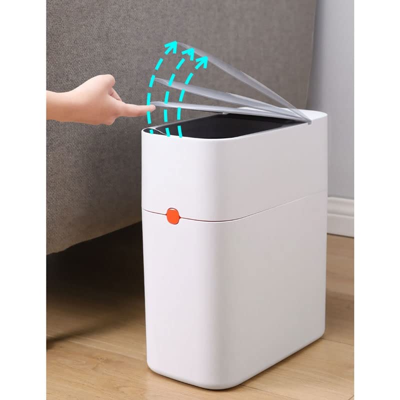 CHUNYU Otomatik sensörlü çöp kovası Can Mutfak Köşe Akıllı çöp tenekesi Vantuz Akıllı Damperli Banyo çöp kutusu Tuvalet