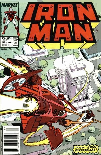 Demir Adam (1. Seri) 217 (Gazete Bayii ) VF; Marvel çizgi romanı / David Michelinie