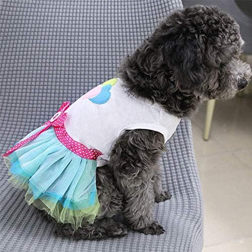 PİXRİY Köpek Elbise Tutu Etek Prenses Köpek Elbise Yelek Sevimli Bahar Yaz Pet Giyim Giyim Küçük Köpekler ve Kediler