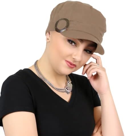 Şapkalar Atkılar ve Daha Fazlası Kemo Şapkalar Askeri Öğrenci Şapka Newsboy Kap Kadınlar için Küçük Kafaları ile 50