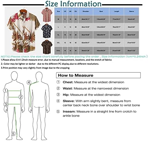 Erkek Çiçek Gömlek Kısa Kollu Düğme Aşağı Gömlek Hızlı Kuru Yaka Premium Kumaş Elbise Gömlek Erkekler için