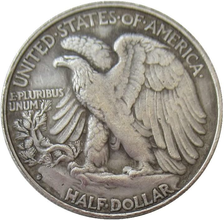 ABD Yarım Dolar Yürüyüş Özgürlük 1927 Gümüş Kaplama Çoğaltma hatıra parası