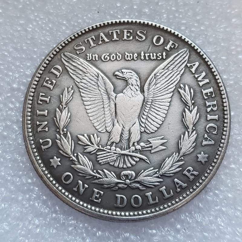 QİNGFENG Antika El Sanatları Amerikan Kaçak Paraları 1921 Gümüş Kaplama Yaşlı Yaşlı Gümüş Dolar Gümüş Yuvarlak 1004