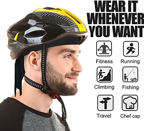 WHAMZ33 W Doo Paçavra Erkekler için, Kafa Sarar Çiğ Paçavra Bandana Bere Bisiklet Motosiklet için