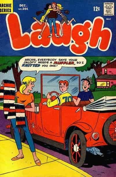Gülmek Çizgi Romanları 201 VG; Archie çizgi romanı / Aralık 1967 Susturucu Şakası
