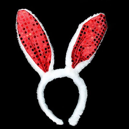 Paskalya tavşanı Kulaklar Kafa Bantları Kadınlar için Peluş Tavşan Kulaklar Kafa Bandı Komik Sevimli Paskalya Parti