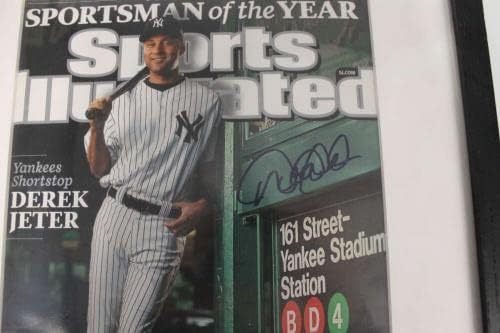 Derek Jeter İmzalı 2009 Sports Illustrated İmza Steiner Coa D5262 - İmzalı MLB Dergileri