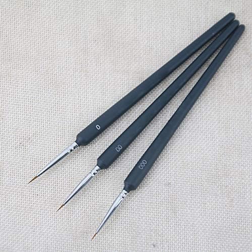 SAWQF Guaj Suluboya Siyah Kanca Hattı Kalem Seti Zamanlı Kalem Yumuşak Çok İnce Akrilik Fırça Sanat Malzemeleri
