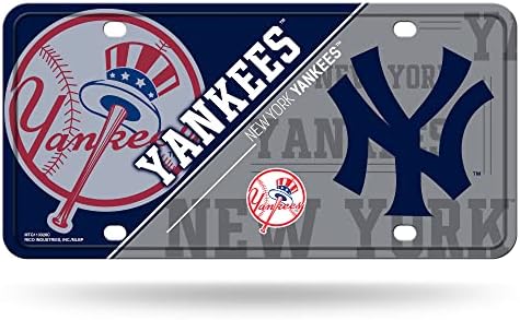 Rıco MLB Yankees-Bölünmüş Tasarım-Metal Etiket