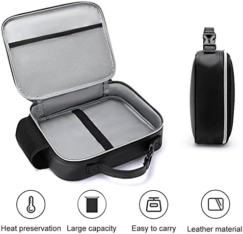 Serin Siyah Panter Kullanımlık yemek taşıma çantası Yalıtımlı öğle yemeği kutu konteyner Ofis İşleri İçin Piknik Seyahat