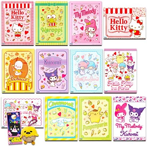 Hello Kitty Poster Seti-Hello Kitty Odası Dekor Paketi ile 12 Hello Kitty Duvar Sanatı Posterleri Artı Hello Kitty
