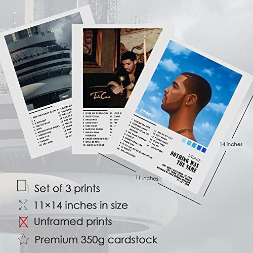 Rapçi Görünümleri Posteri, 11×14 İnç Baskı Posterleri, Pop Şarkıcı Müzik Albümü Posterleri Oda Estetiği için, Çerçevesiz