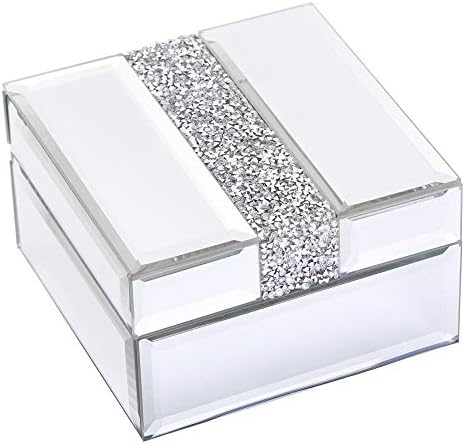 Diamante Cam Takı kutu çerçevesi Hediye Seti Cam Kutu Cam Çerçeve Hediye Kadınlar Kızlar için