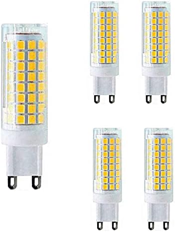 G9 LED Ampul 10 W 110 V Dim LED Mısır ampuller 100 W Halojen Eşdeğer, 102 LED 2835, 4000 K Doğal Beyaz, seramik G9
