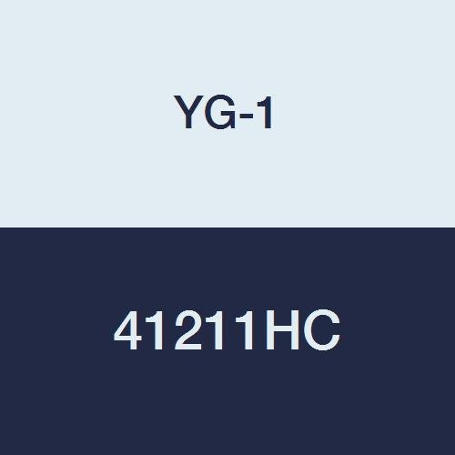 YG-1 41211HC HSS Topu Burun End Mill, 2 Flüt, Düzenli Uzunluk, TiCN Finish, 5 Uzunluk, 1-1/2
