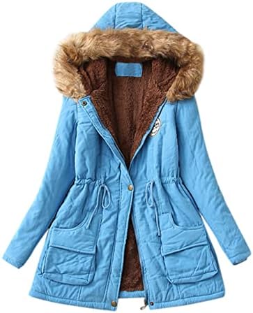Kadın Sıcak Kalınlaşmış Palto Sıcak Moda Kış Polar Moda Çizgili Kapşonlu Kar Ceket Ceket Dış Giyim artı Boyutu