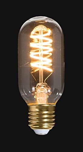 Vintage tarzı Spiral Filament, T14 şekli ile B&P Lamp® orta taban E26 led Edison ampul