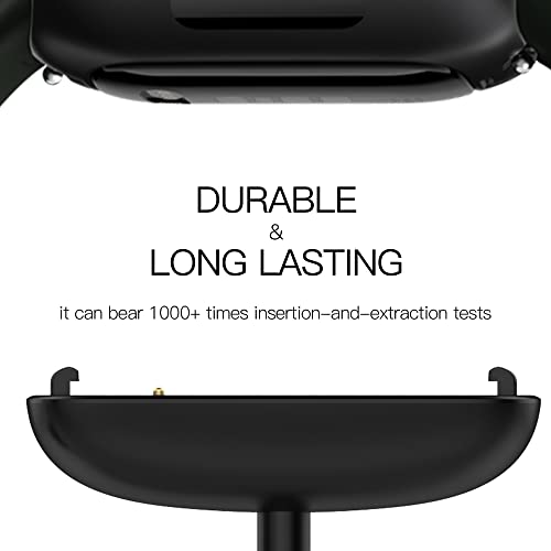 TUCANA USB şarj aleti Kablosu Fitbit Inspire 3 için Uyumlu (2'li paket)