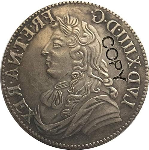 Fransa Louis XIV 30 Sols 1674 Kopya Paraları COPYSouvenir Yenilik Sikke Sikke Hediye