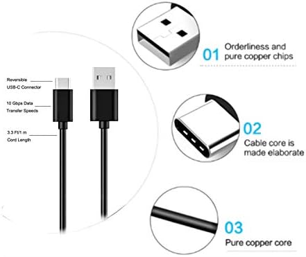 USB C Şarj şarj kablosu Kablosu Fit için Bose Çerçeveleri Tempo, Bose 700/QC45, Sleepbuds II, QuietComfort Kulaklıklar,